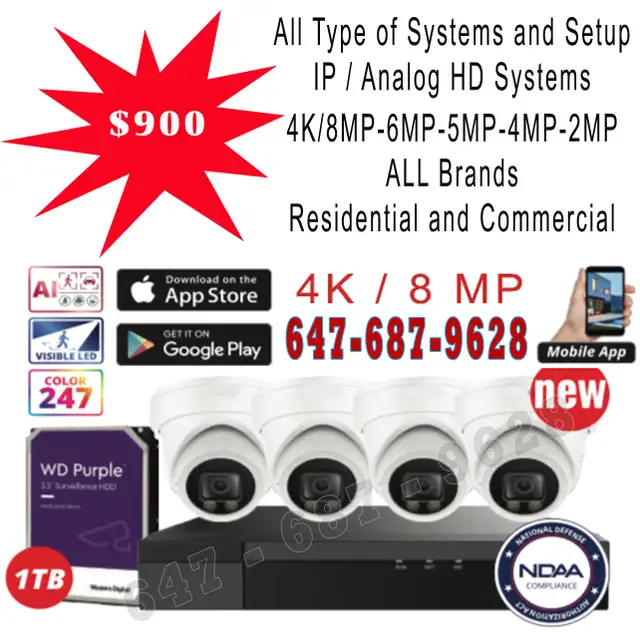 CCTV SECURITY CAMERAS & INSTALLATION SUPER DISCOUNTS
