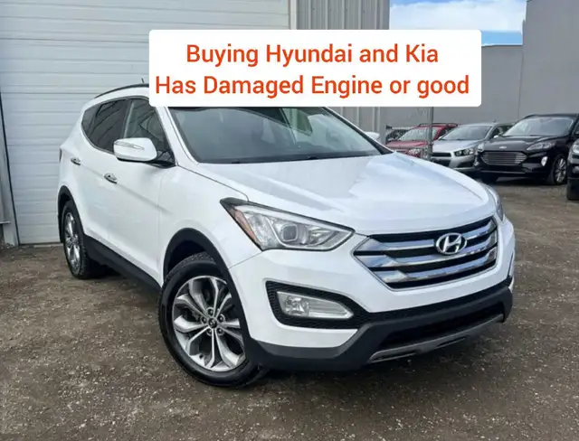 Buying $ Hyundai and Kia ( has engine damaged )