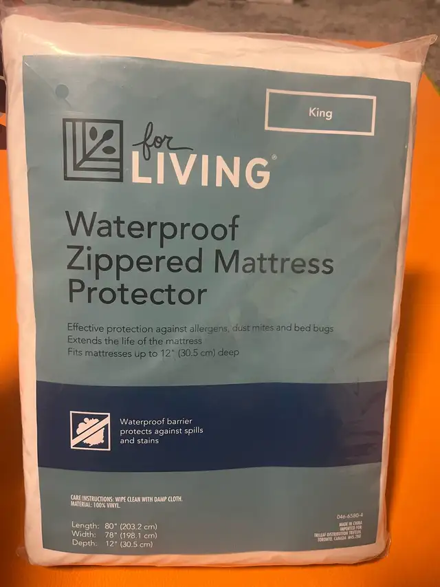 Waterproof Zippered Mattress Protector