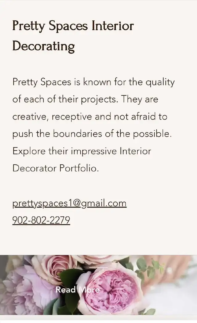 Pretty Spaces Interior Decorating