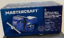 5"(12.7cm) Bench Vise with 360 Swivel Base