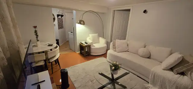 One bedroom basement apartment