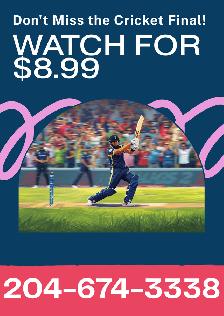 Enjoy Cricket World Cup Final Live – Just $8.99