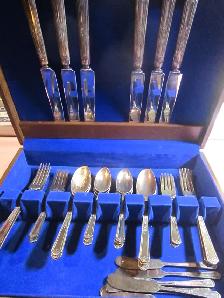 #211 MARY STUART silverware set for 6 - Photo 2