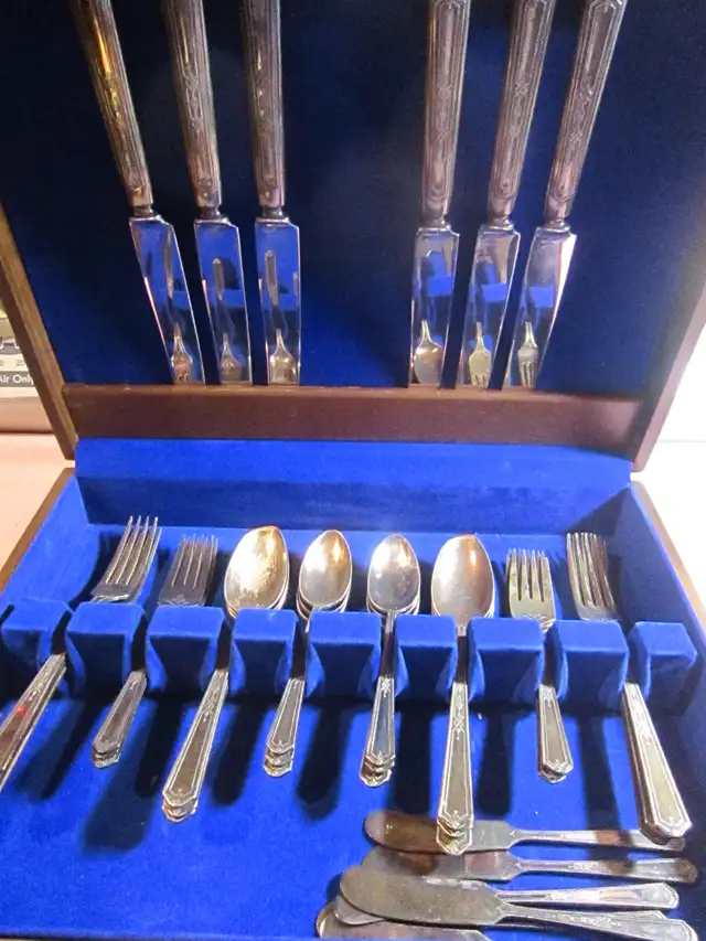 #211 MARY STUART silverware set for 6 - Photo 2