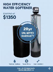 WATER SOFTENER WATER SOFTENER WATER SOFTENERWATER SOFTENER OFFER