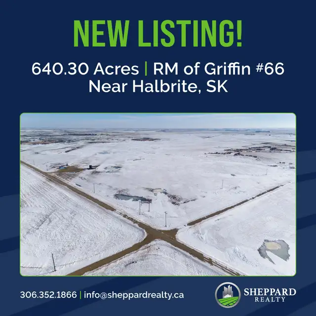 4 Qtrs of Grain Land | RM of Griffin # 66 | Near Halbrite, SK