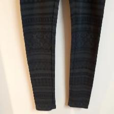 PANTALON LEGGING GRIS NOIR GRSMAL FEM TAILLE 22'EXTENSIBLE$10.00
