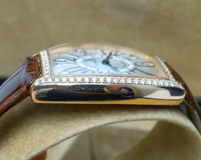 2015 Franck Muller 18kt Gold Curvex Quartz with Factory Diamonds - Photo 3