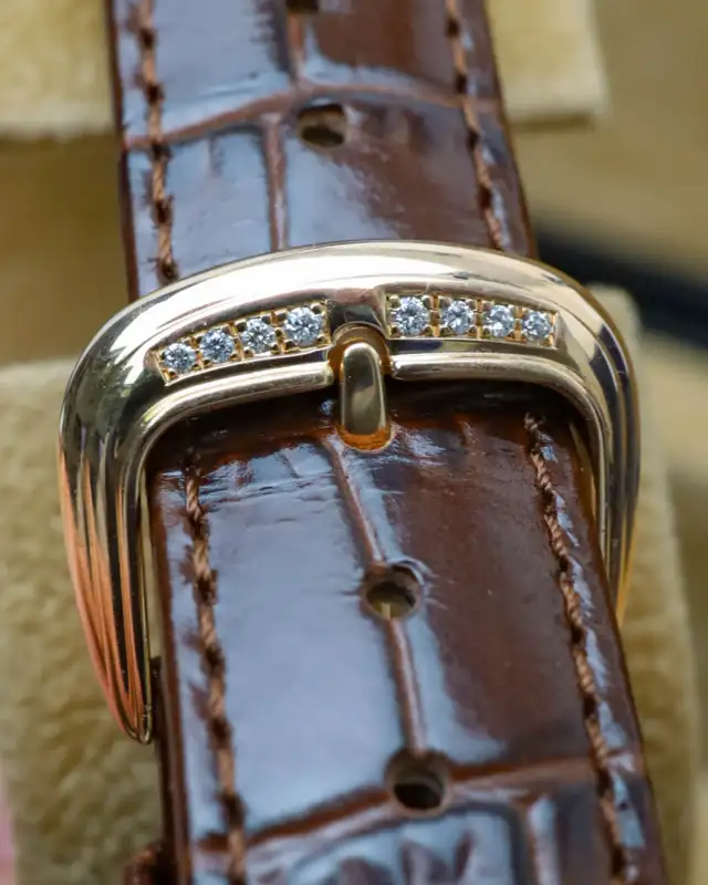 2015 Franck Muller 18kt Gold Curvex Quartz with Factory Diamonds - Photo 6