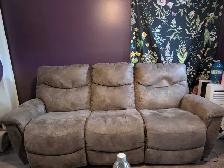 Lazy boy couch and chair