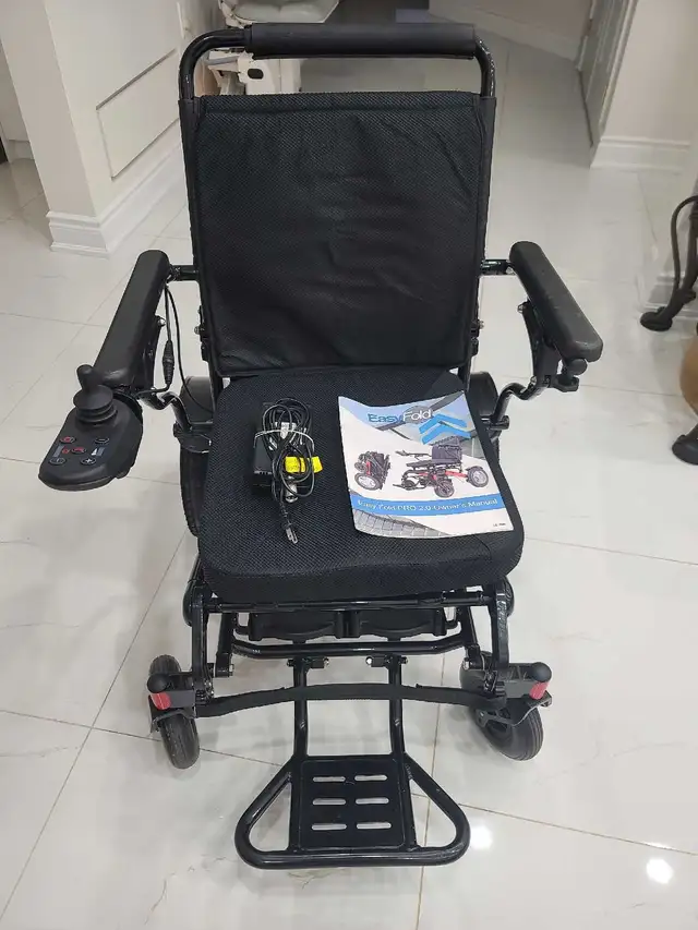 Easy fold travel wheelchair - Photo 4