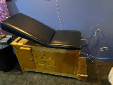 Antique medical exam table, unique piece of funtiture.