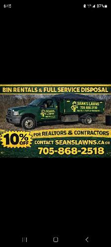 garbage bin rentals