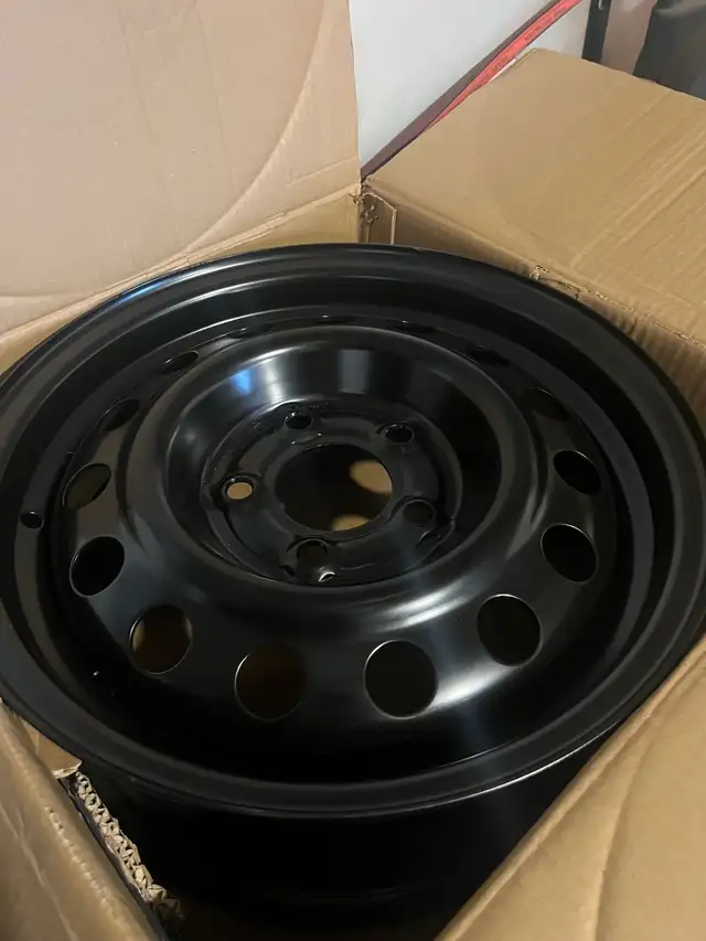 Brand new Black steel 5X114.3 rim