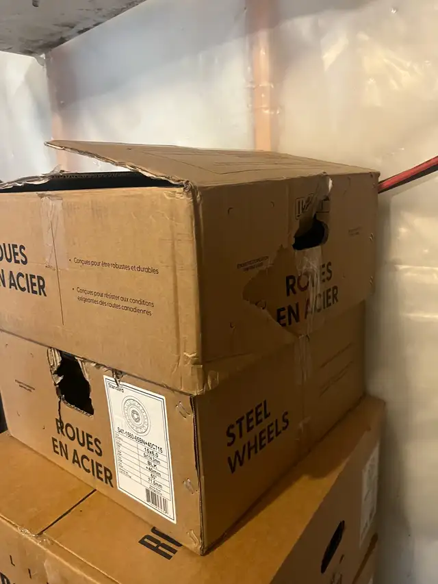 Brand new Black steel 5X114.3 rim - Photo 3