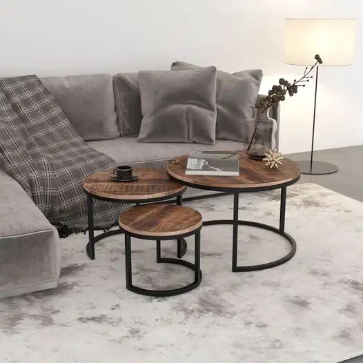 Coffee Table Door Crashers Darsh 3pc Coffee Table Set .. - Photo 3