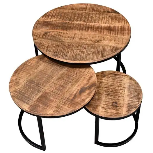 Coffee Table Door Crashers Darsh 3pc Coffee Table Set .. - Photo 4