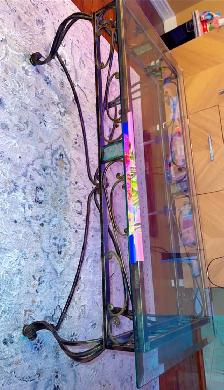 Free delivery used Glass Top Coffee Table and End Tables Set - Photo 9