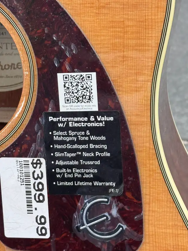 Epiphone AJ-210CE  Acoustic/Electric Guitar - Photo 4