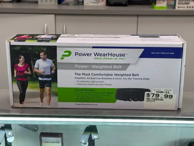 Power WearHouse Weighted Belt 5lbs. - BRAND NEW