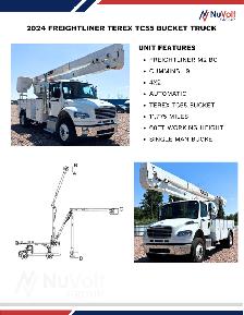 2024 Freightliner M2 BC Terex TC55 Bucket Truck