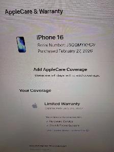 iPhone 16 with Apple warranty - Photo 5