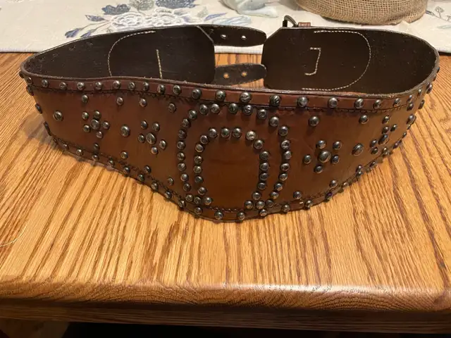 Double RL Ralph Lauren leather belt