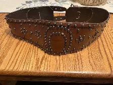 Double RL Ralph Lauren leather belt