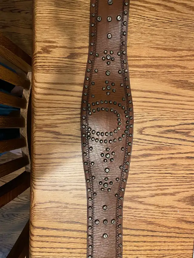 Double RL Ralph Lauren leather belt - Photo 2