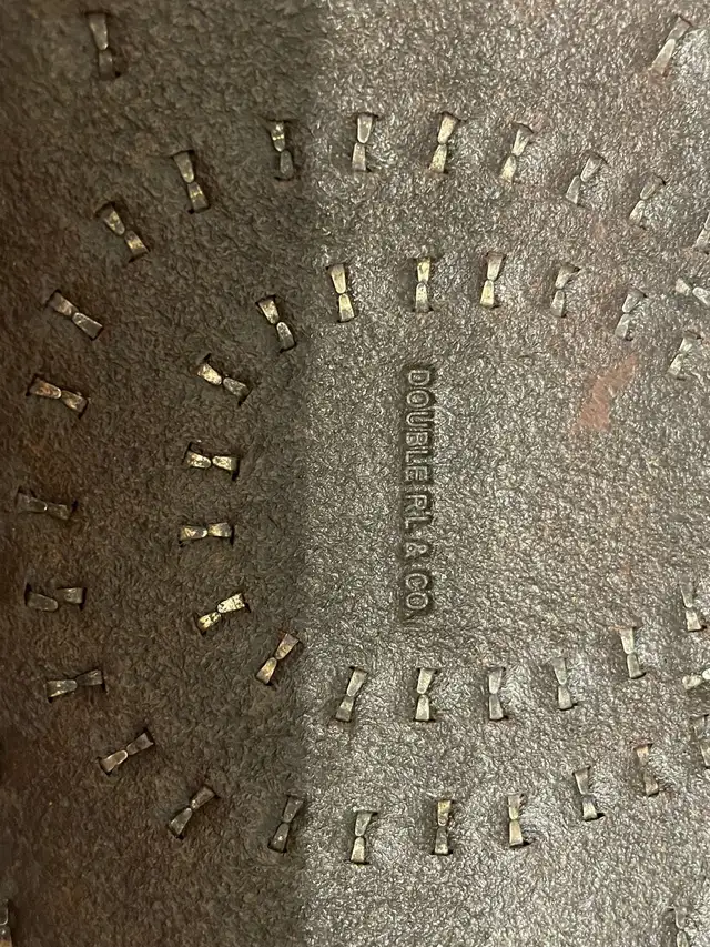 Double RL Ralph Lauren leather belt - Photo 3