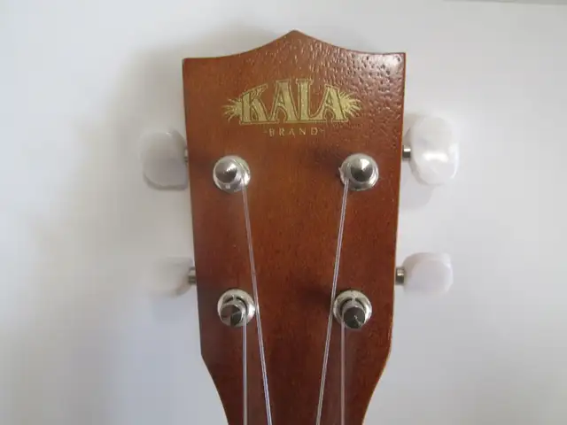 Kala Satin Mahogany Soprano Ukulele with White Binding (KA-S), B - Photo 2