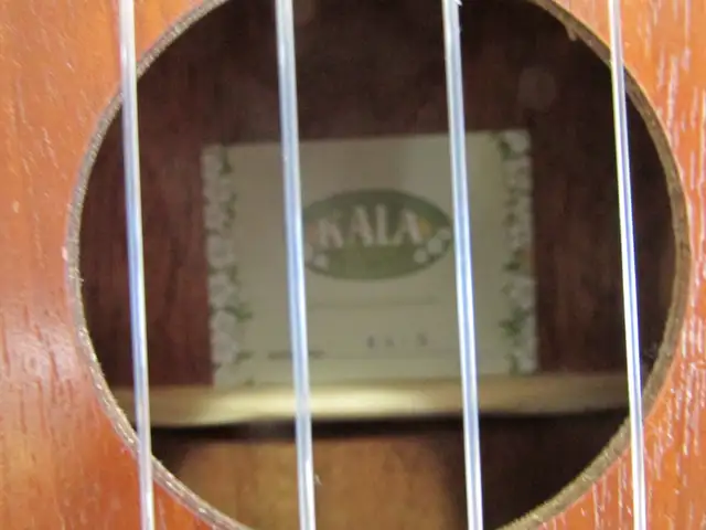 Kala Satin Mahogany Soprano Ukulele with White Binding (KA-S), B - Photo 3