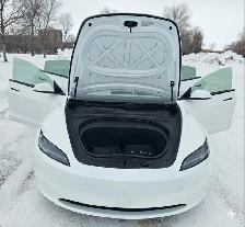 2025 TESLA MODEL 3 LONGE RANGE ALL WHEEL DRIVE WHITE ON WHITE - Photo 4