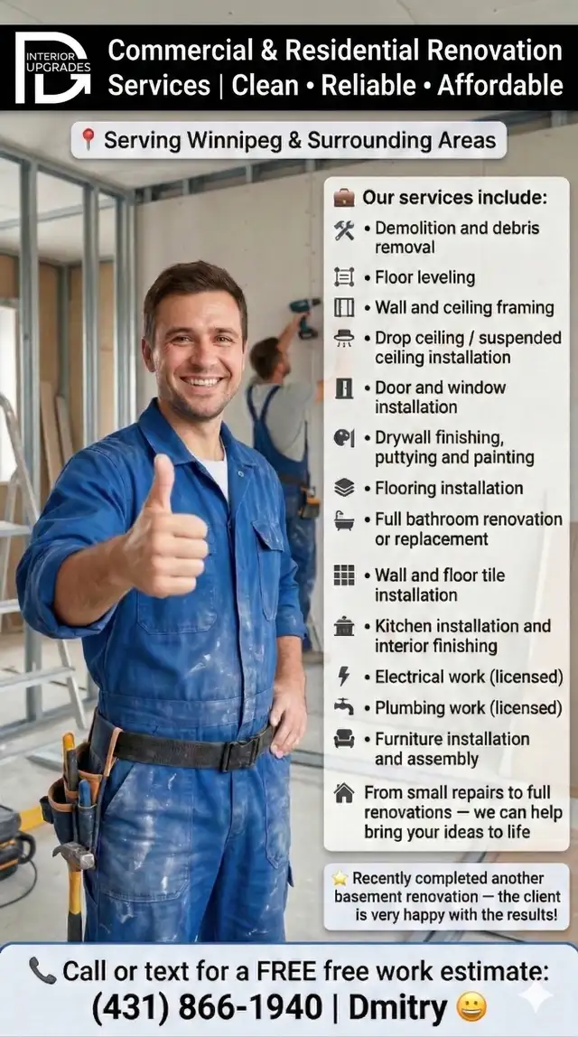 DG Interior Upgrades & Renovations