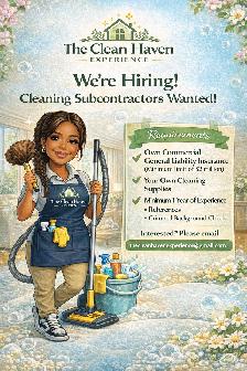 We're Hiring! Seeking experienced subcontractor cleaners!