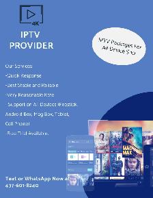 Premium Android Boxes & IPT\/ - Call/text/WhatsApp 437-601-8240