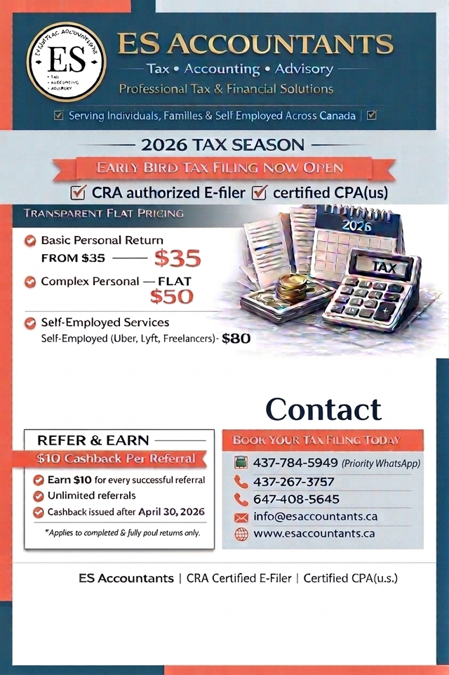 Affordable 2026 Tax Prep: $35 Basic / $50 Flat Complex Returns