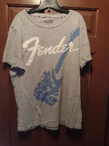 Fender guitar tee-shirt size large
