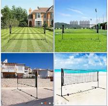 Portable Adjustable Badminton Net Set – Multi-Sport Outdoor Game - Photo 2
