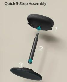 SONGMICS Ergonomic Stool - Photo 7