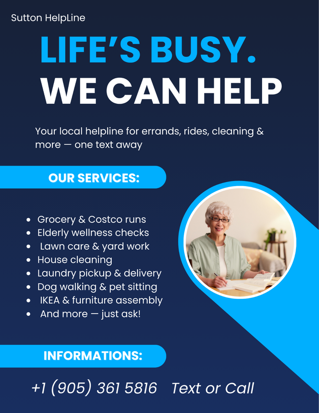 Sutton Helpline : Local Help with Errands & More