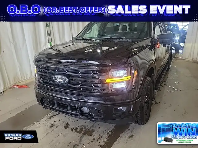2024 Ford F-150 XLT 4WD 302A Black Edition 3.5L Eco Low Kms