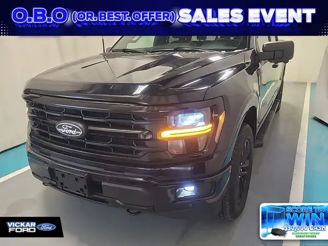2024 Ford F-150 XLT FX4 303A Black Edition Leather 3.5 Eco Moon