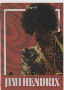 2025 Keepsake Collection Jimi Hendrix insert cards. - Photo 8
