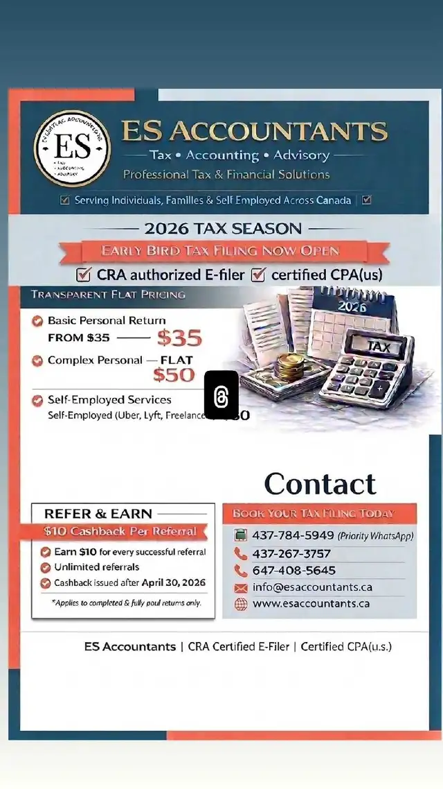 Tax Return flat fees/no hidden charges