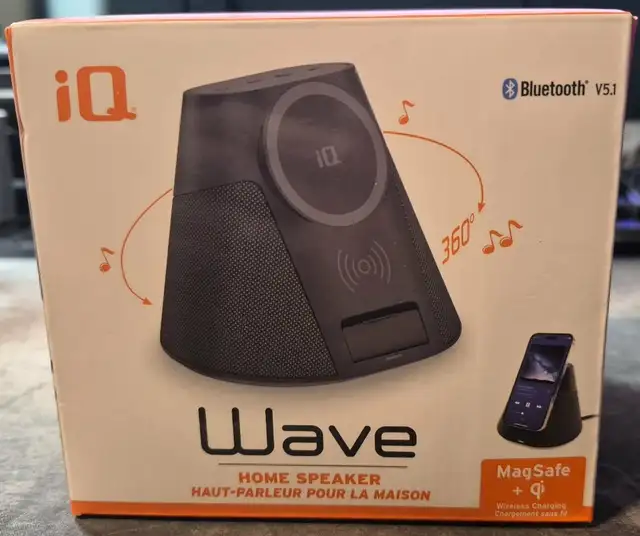 BLUETOOTH SPEAKER   MAGSAFE & QI WIRELESS CHARGER – SEALED – $30 - Photo 2