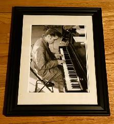 Elvis Presley Glass Framed ‘At the Piano’ Wall Art