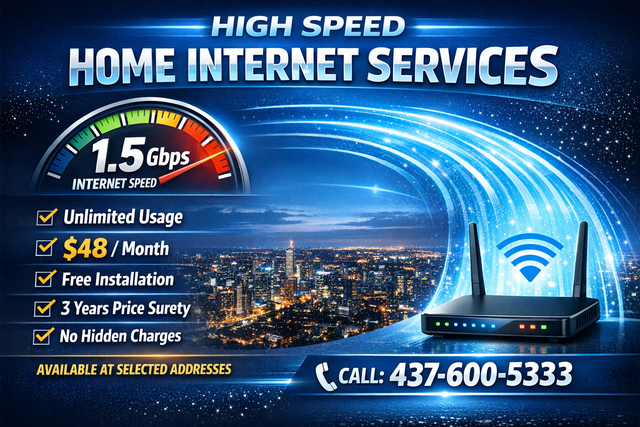 Unlimited Home Internet Plans