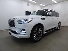 2019 IINFINITI QX80 LUXE, 4WD, TOIT, CUIR, TV/DVD, NAVI, CAMÉRA!